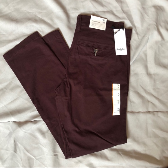 NWT Goodfellow Men’s Skinny Chino Pants - Picture 1 of 7